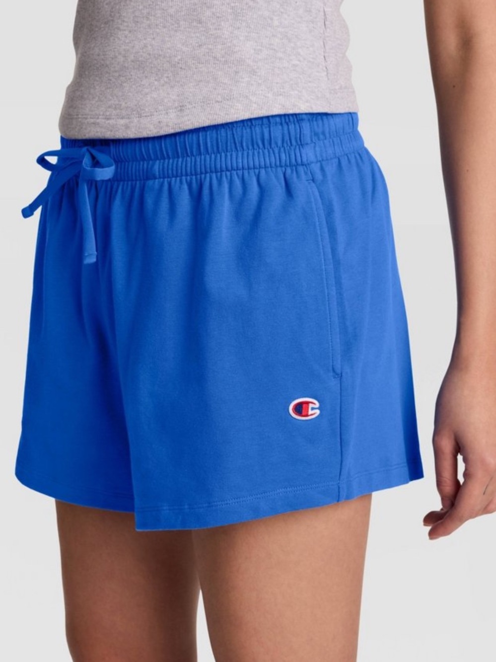 Champion Iconic Cinch Waist Jersey Women's Athletic Drawstring Shorts